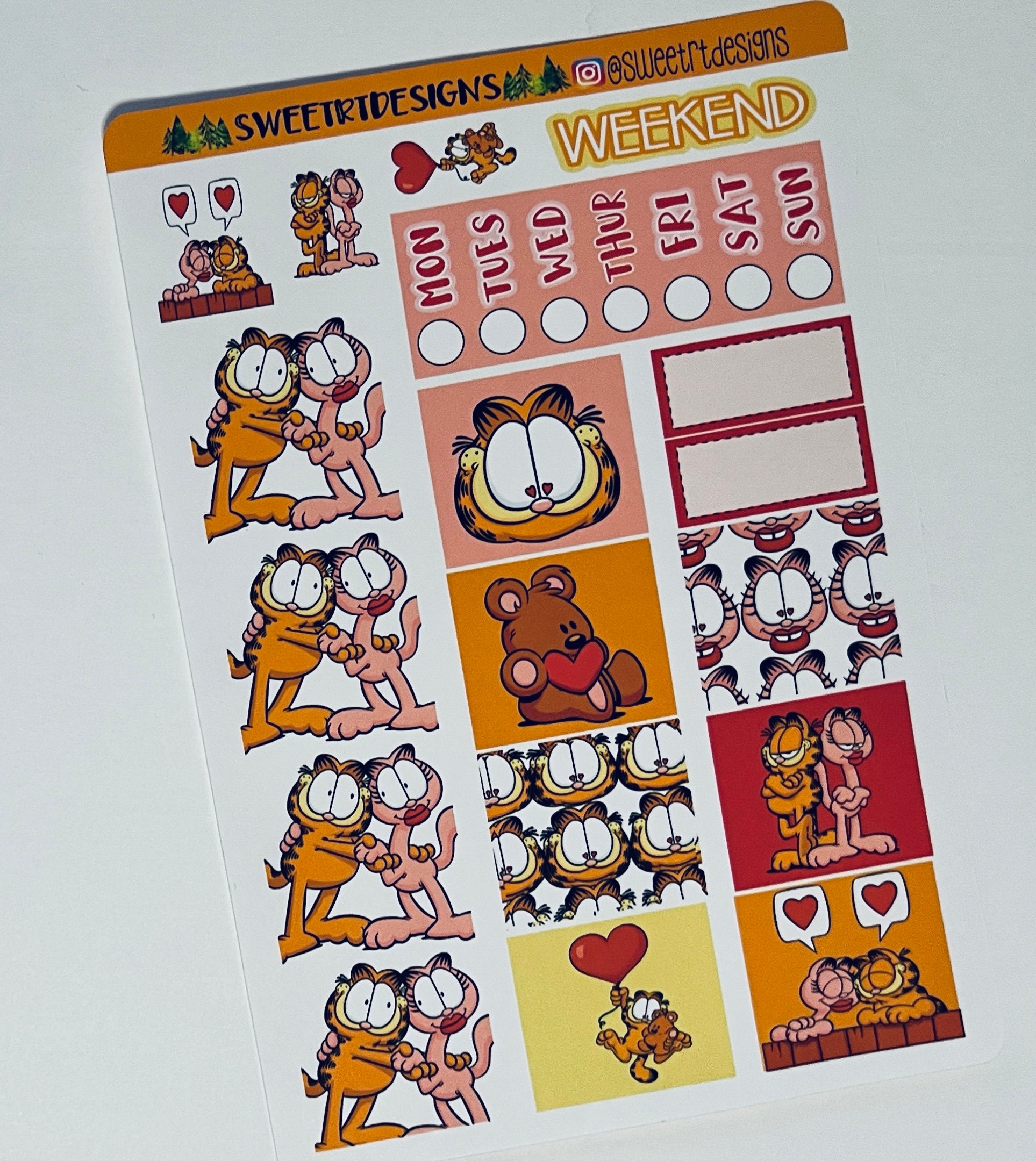 Hobonichi COUSINS Weekly Planner Sticker Kit - Etsy