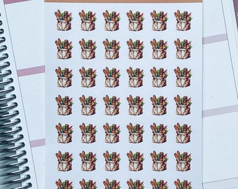 Grocery Bag Planner Stickers