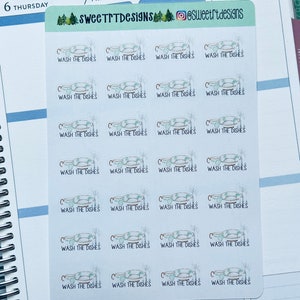 Clean the Dishes Planner Stickers