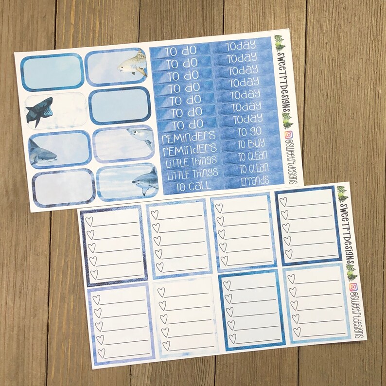 Deluxe Weekly Planner Sticker Kit - Etsy