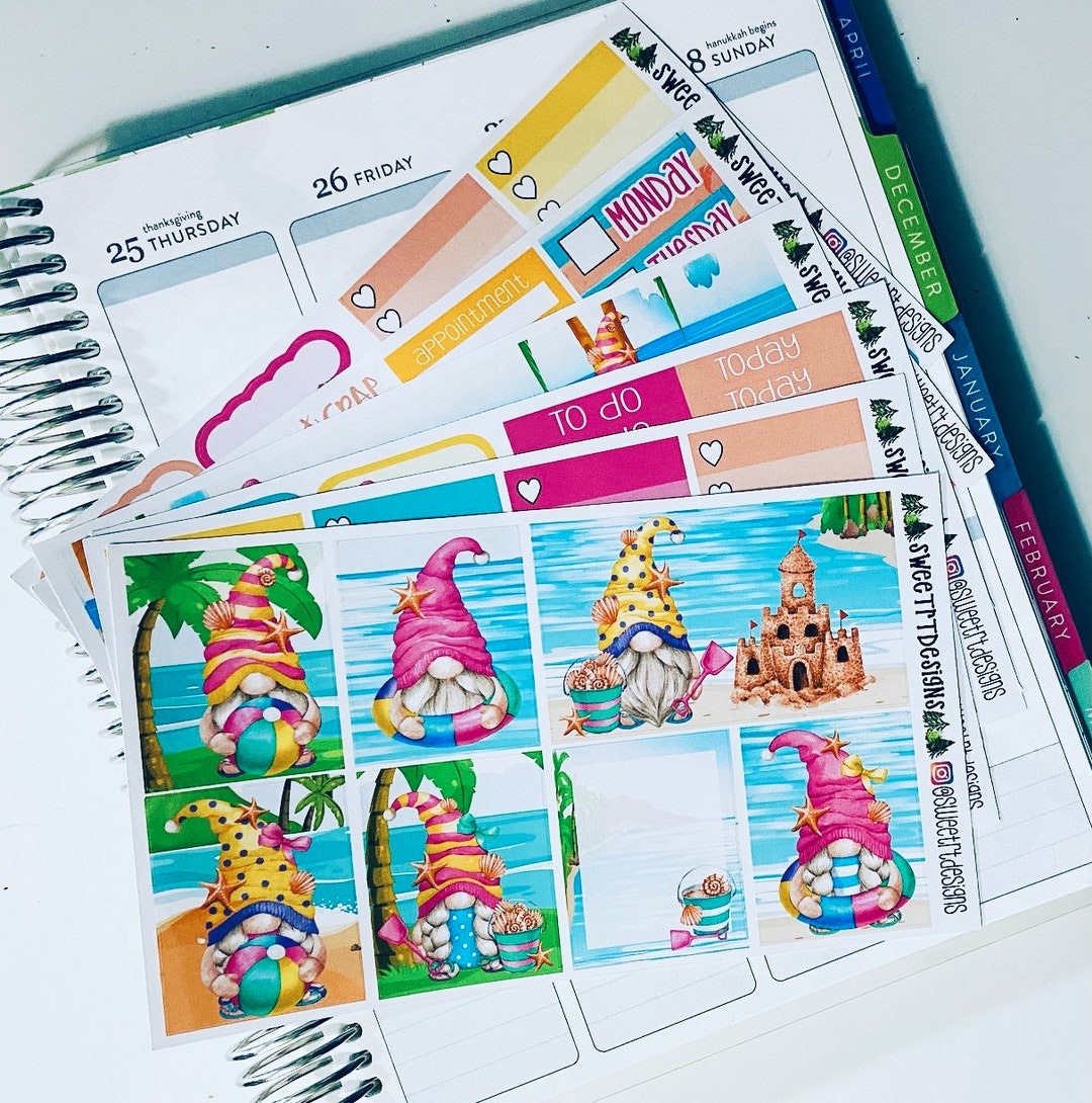 Deluxe Weekly Sticker Kit - Etsy