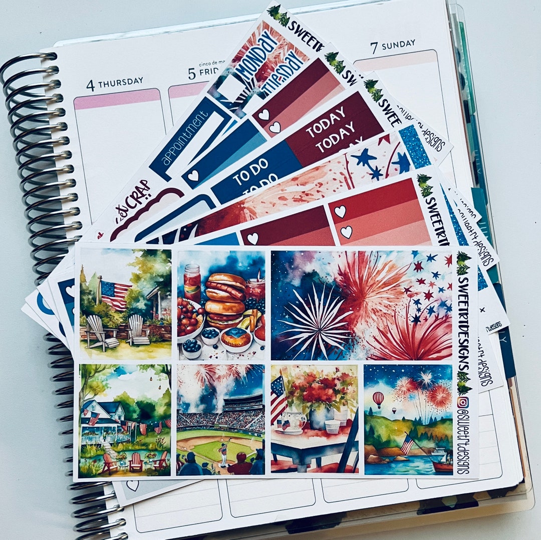 Deluxe Weekly Planner Sticker Kit - Etsy