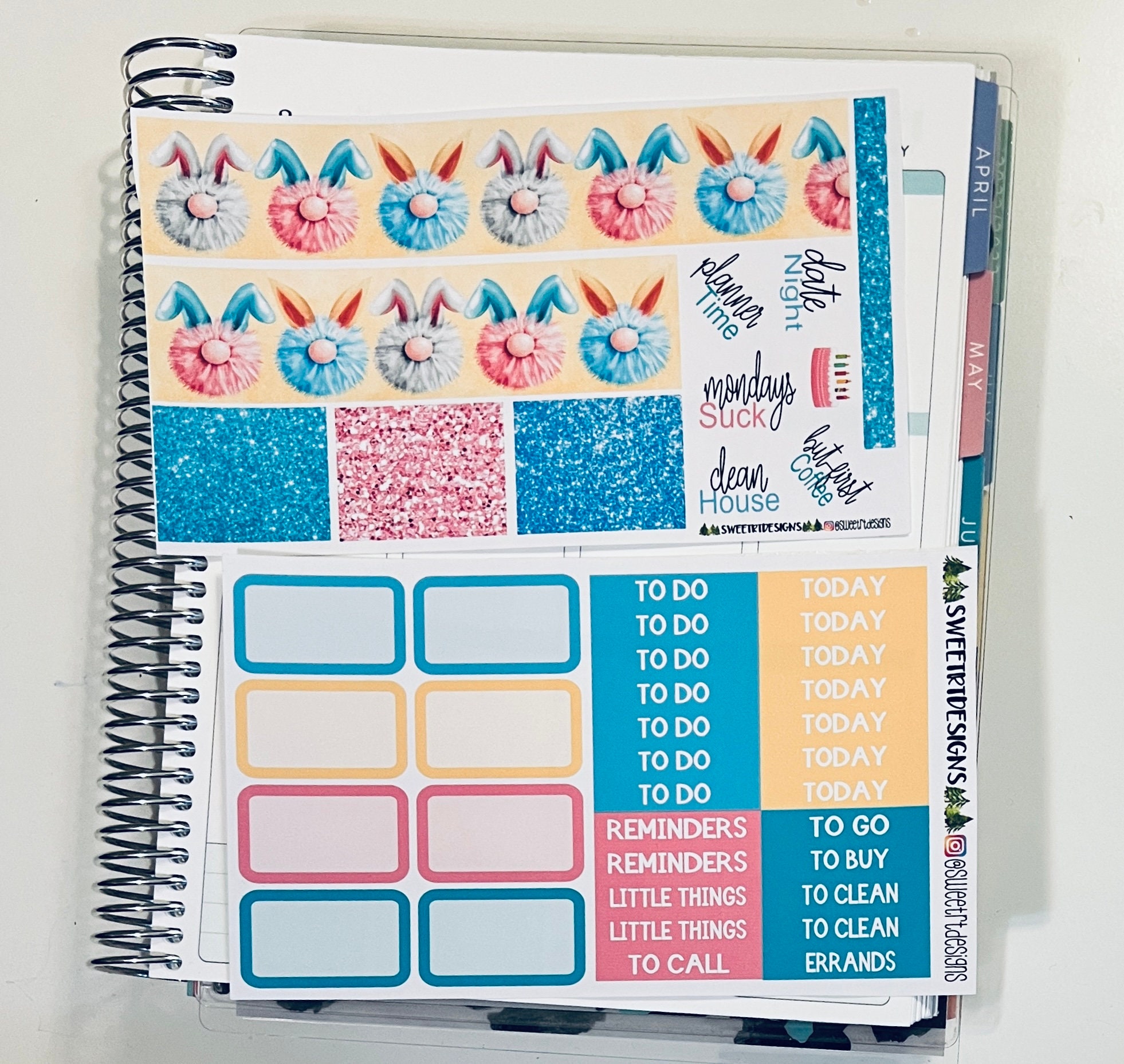 Deluxe Weekly Planner Sticker Kit - Etsy