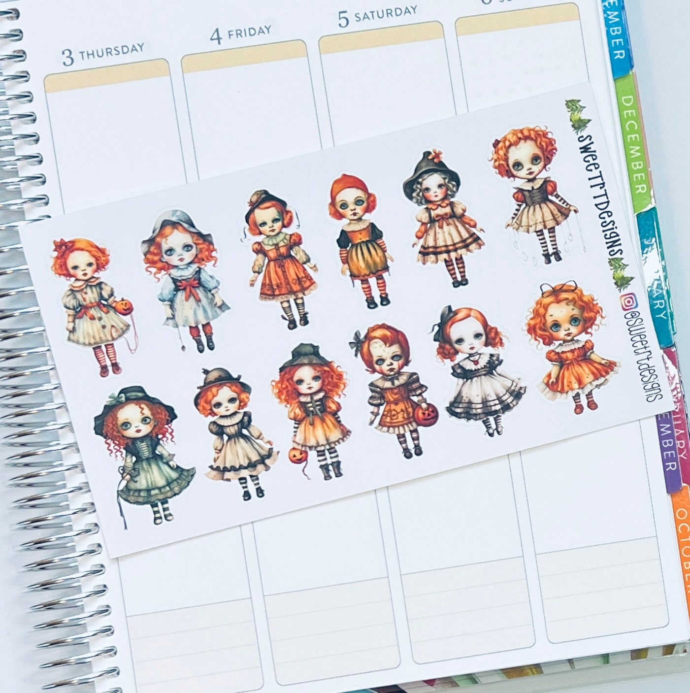 Deluxe 7 Pg Weekly Planner Sticker Kit - Etsy