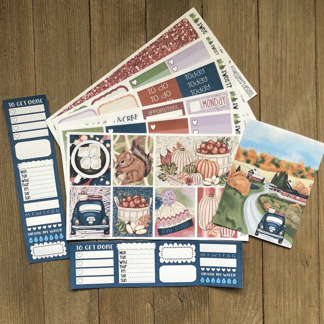 Deluxe EC Weekly Planner Sticker Kit - Etsy