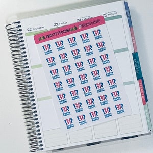 Fast Food Planner Stickers