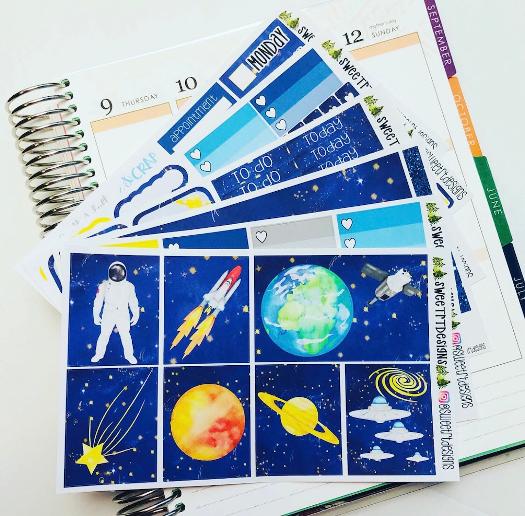 Deluxe Weekly Planner Sticker Kit - Etsy