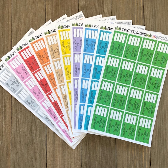 Functional Keto Diet Tracking Stickers