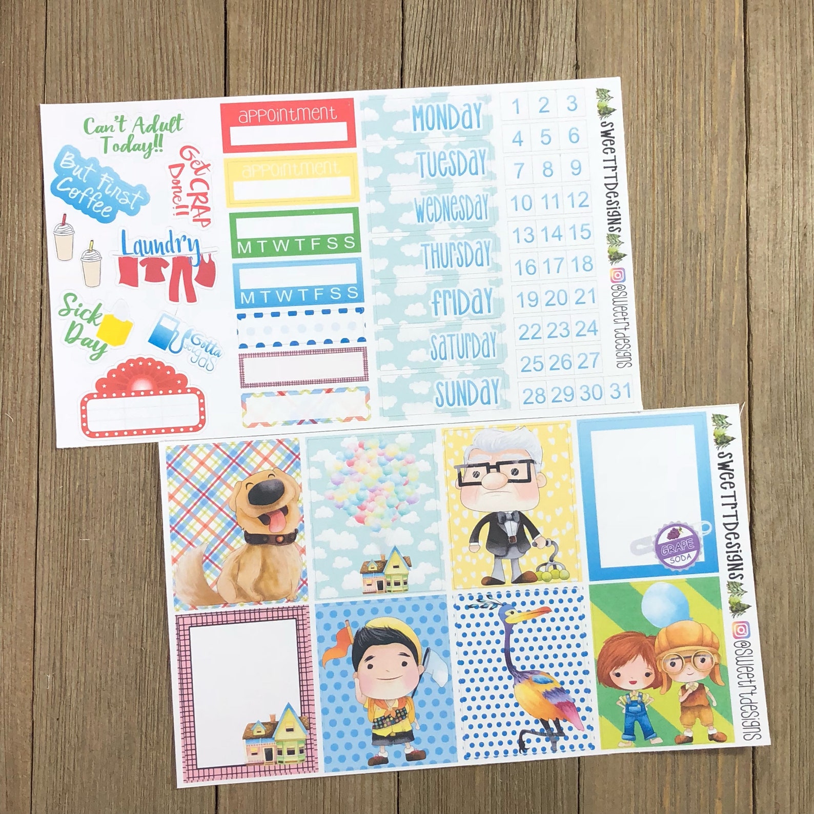 Deluxe Weekly Planner Sticker Kit - Etsy