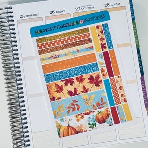 September Themed Washi Strips