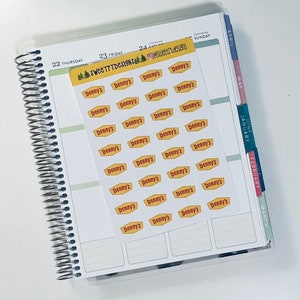 Fast Food Planner Stickers
