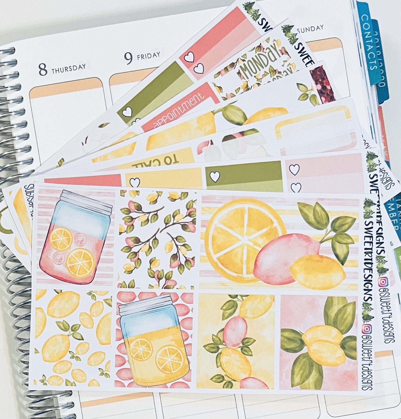 Deluxe Weekly Planner Sticker Kit - Etsy