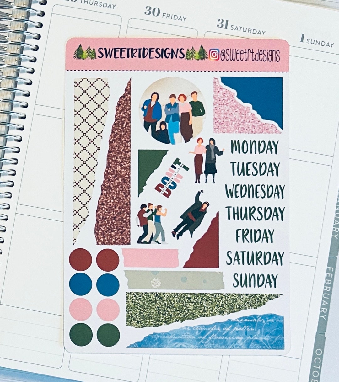 Journal Sticker Kit - Etsy