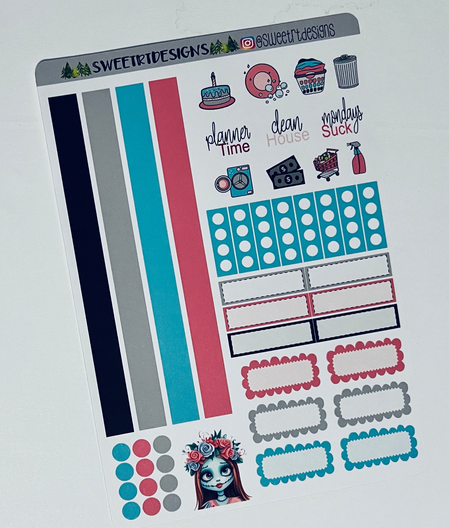 Hobonichi COUSINS Weekly Planner Sticker Kit - Etsy