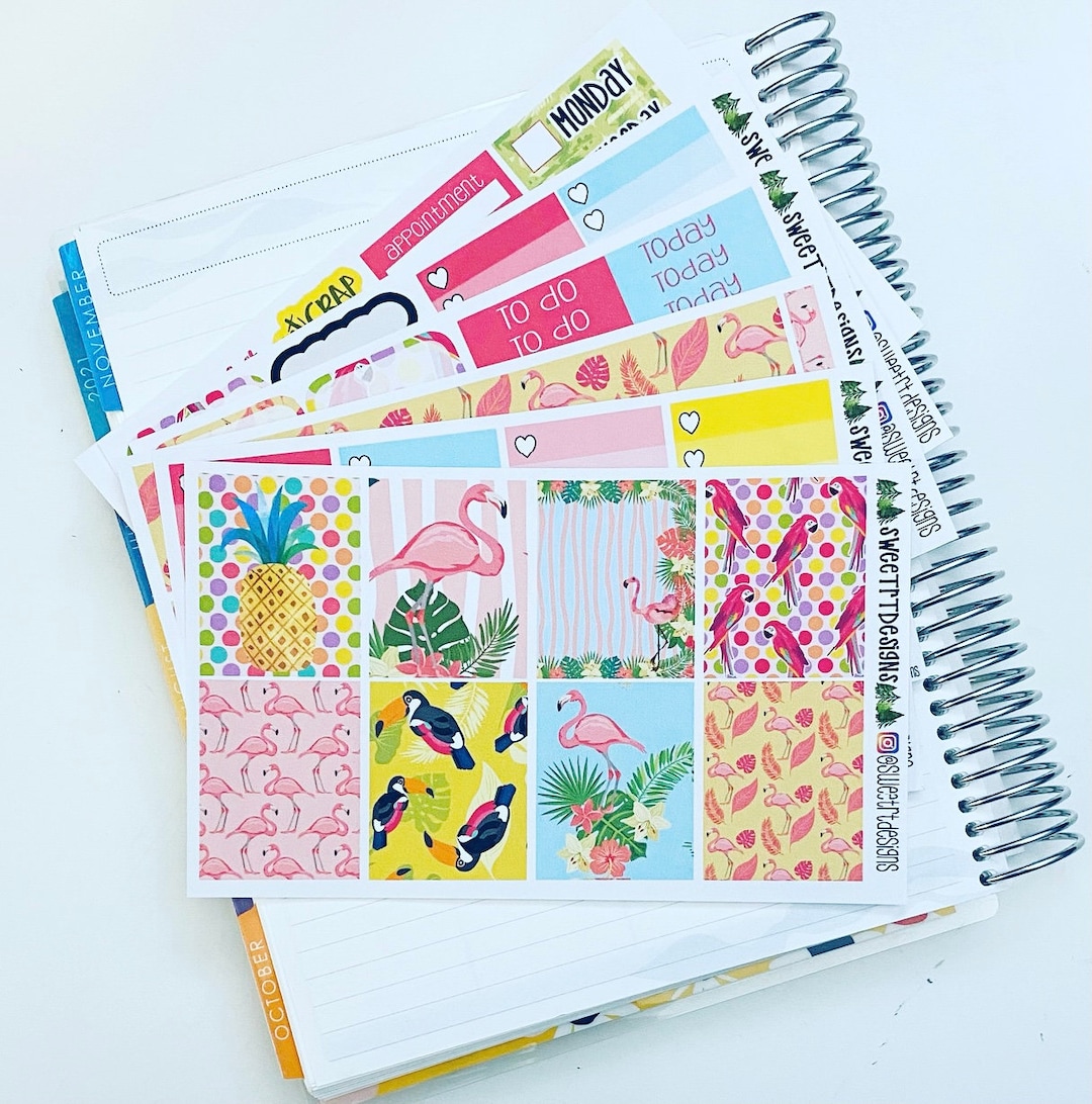 Deluxe Weekly Planner Sticker Kit - Etsy
