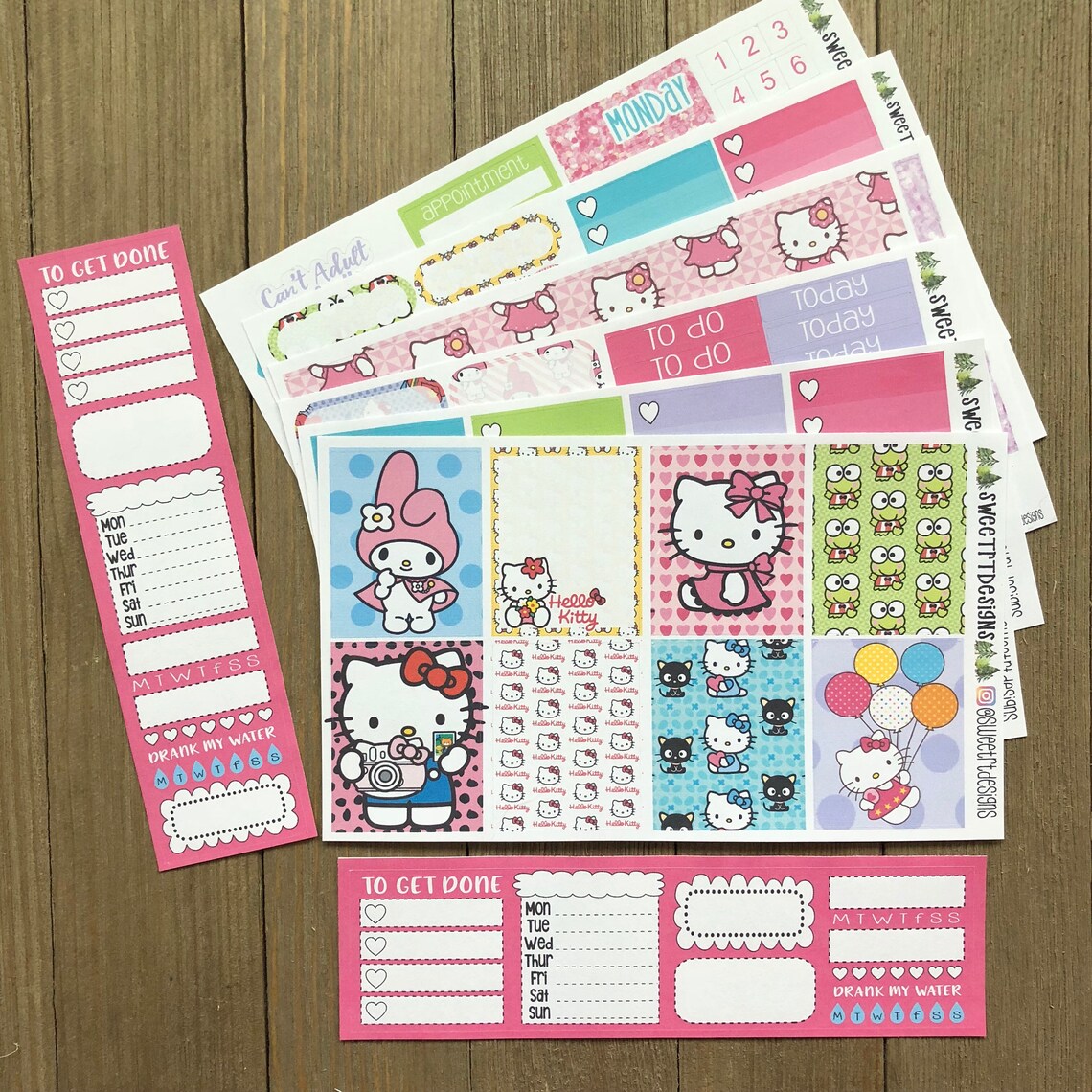 Deluxe Weekly Planner Sticker Kit Etsy
