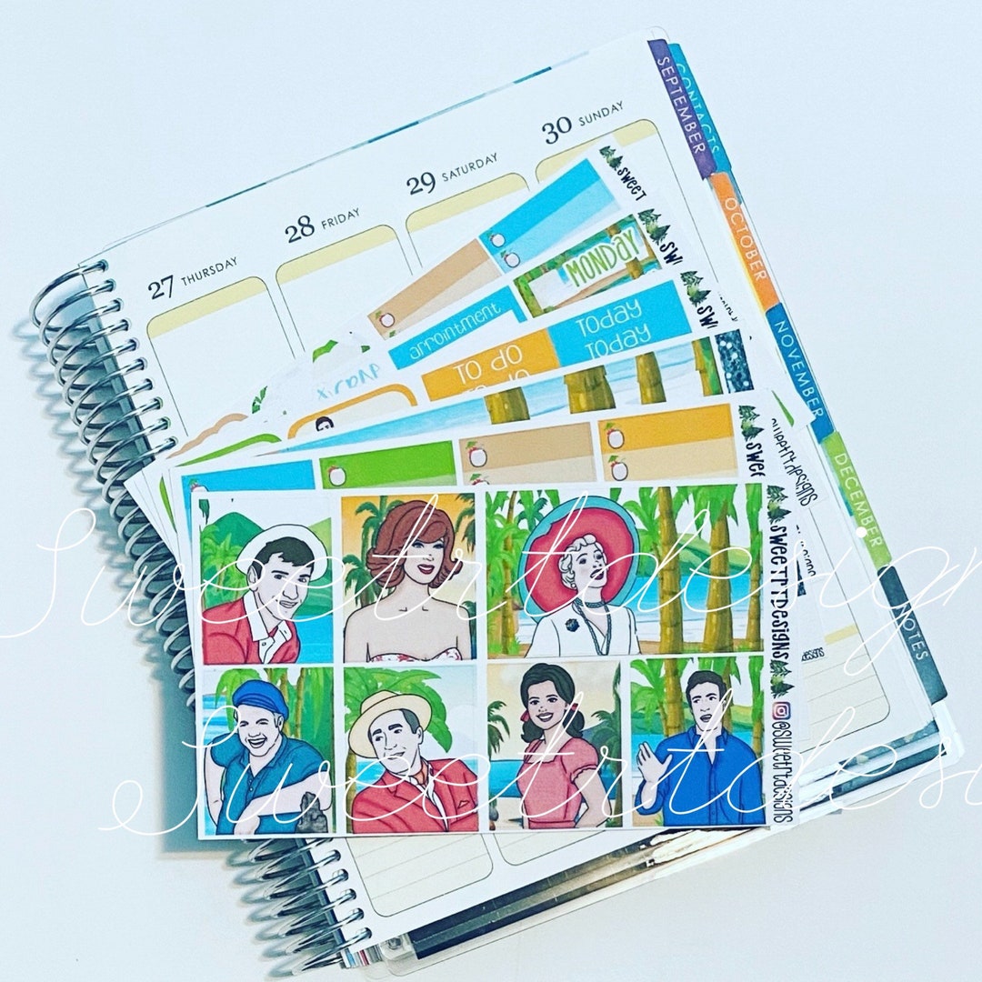 Deluxe Weekly Planner Sticker Kit - Etsy