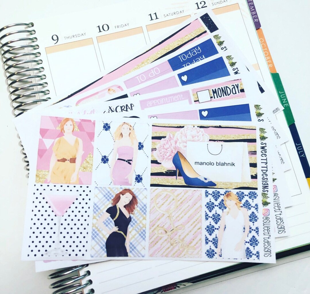 Deluxe Weekly Planner Sticker Kit - Etsy