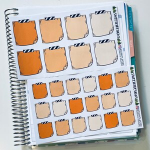 Functional Note Planner Stickers