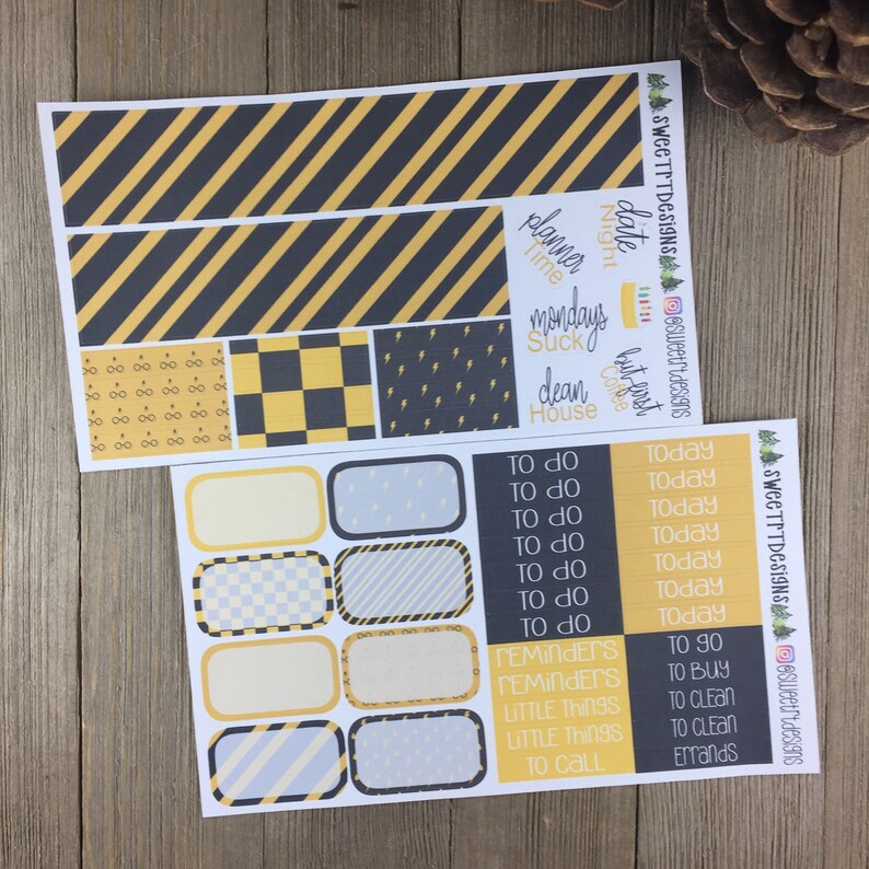 Deluxe Weekly Planner Sticker Kit - Etsy
