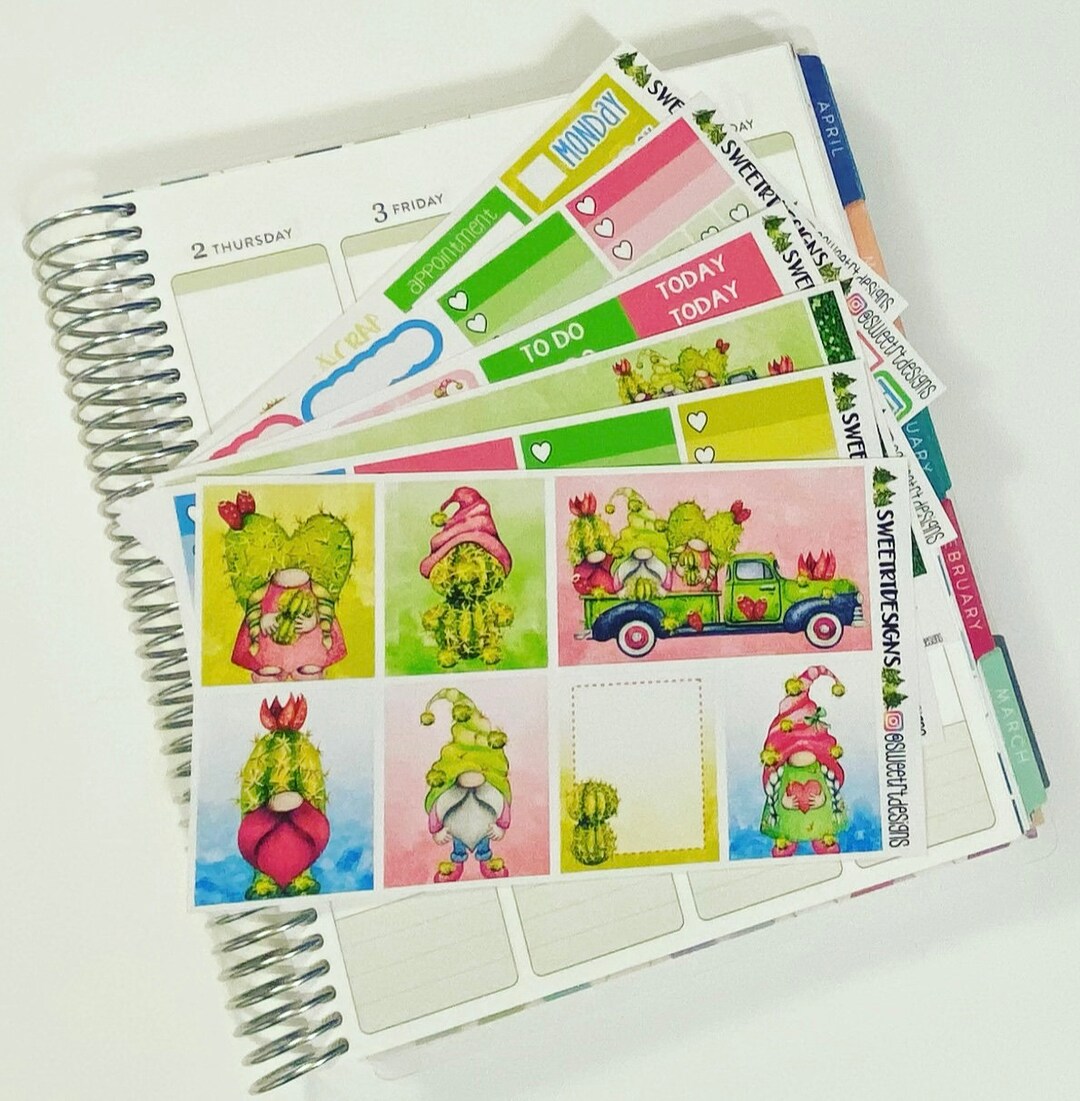 Deluxe Weekly Planner Sticker Kit - Etsy