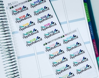 Hair Appointment Planner Stickers