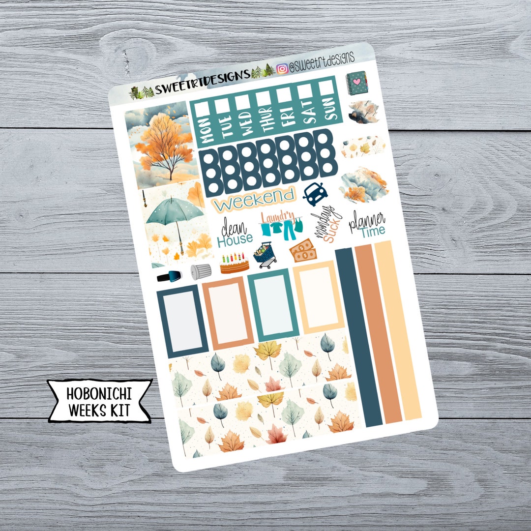 Hobonichi WEEKS Planner Stickers - Etsy