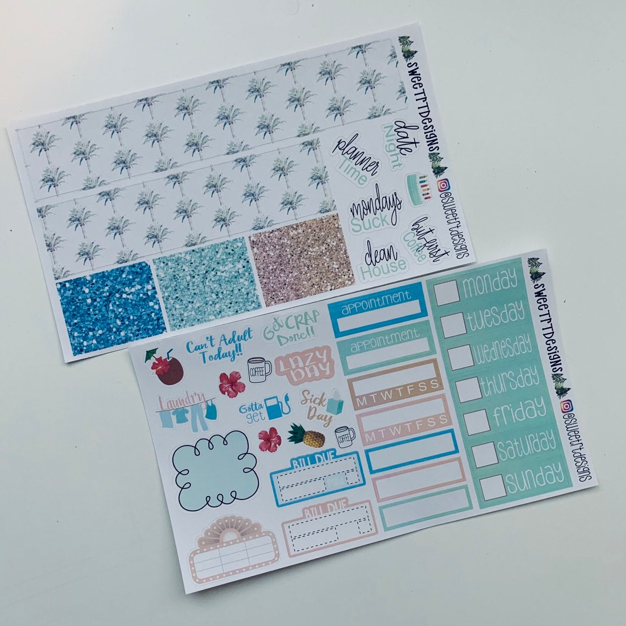 Deluxe Weekly Planner Sticker Kit - Etsy