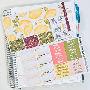 Deluxe Weekly Planner Sticker Kit - Etsy