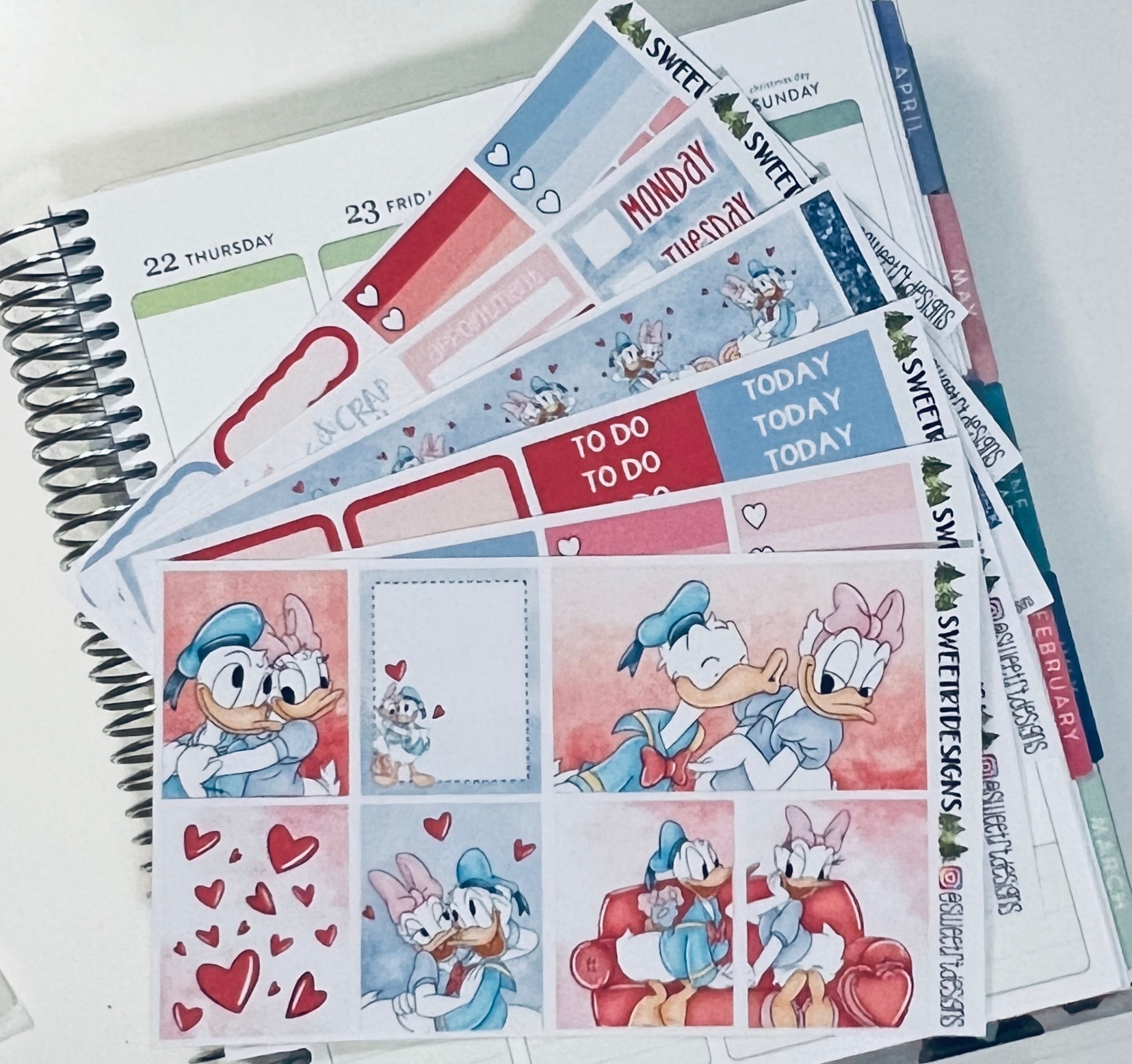 Deluxe Weekly Planner Sticker Kit - Etsy