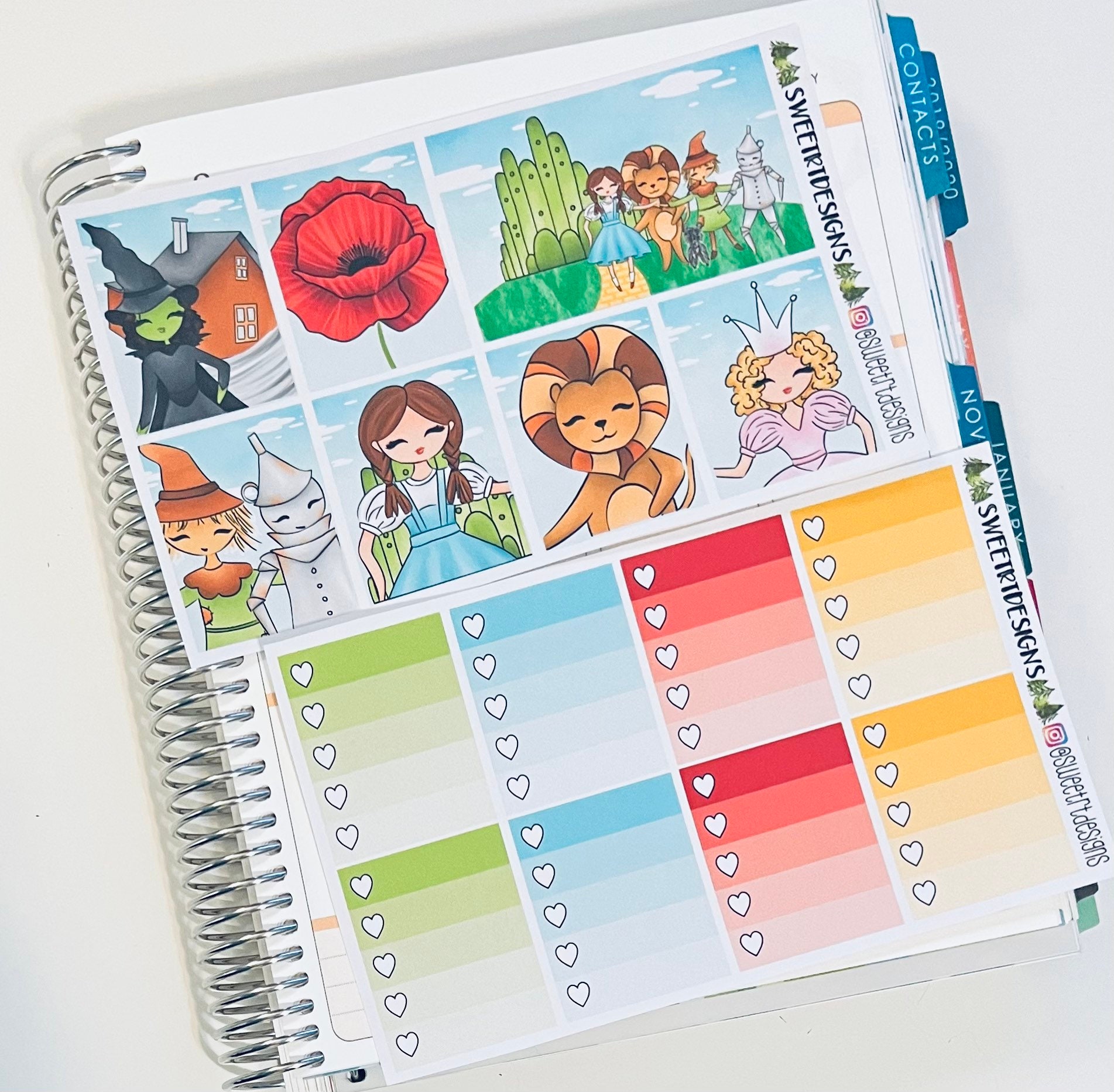 Deluxe Weekly Planner Sticker Kit - Etsy