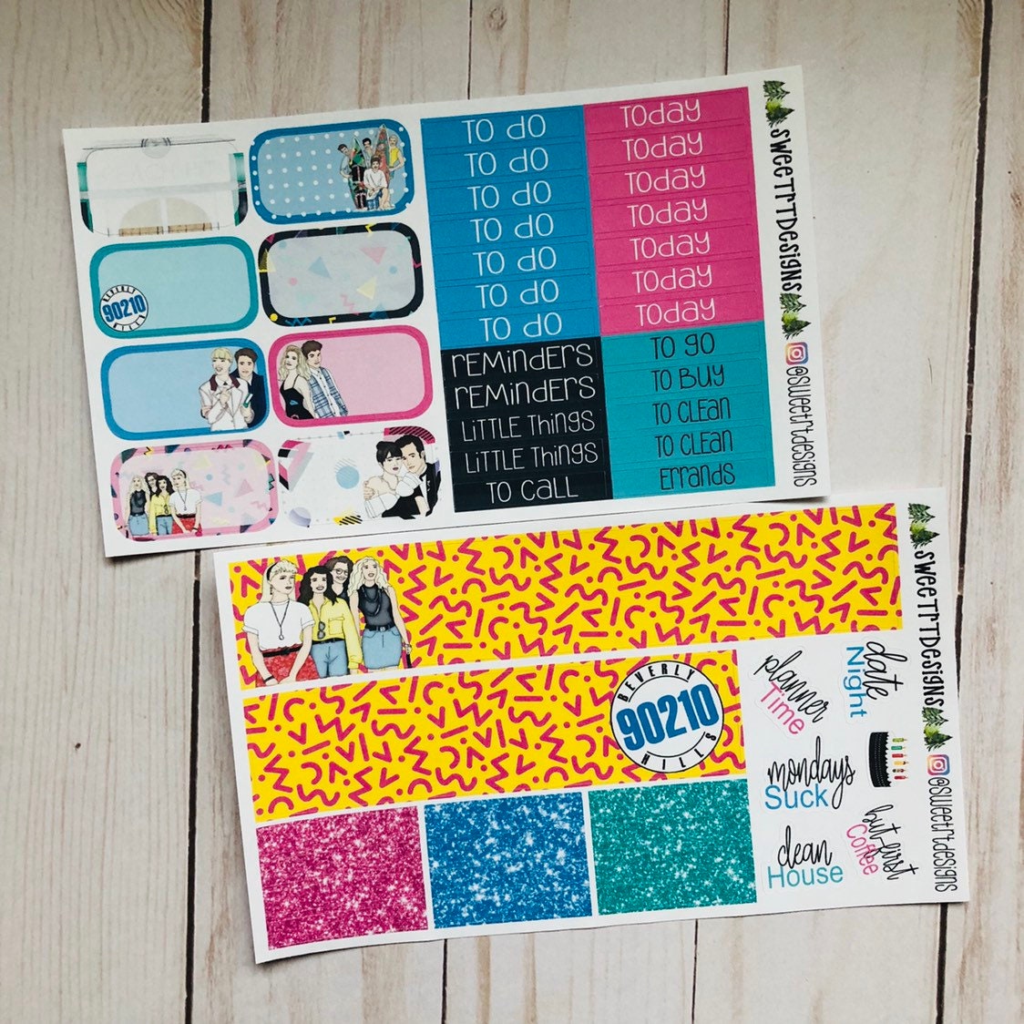 Deluxe EC Weekly Planner Sticker Kit - Etsy