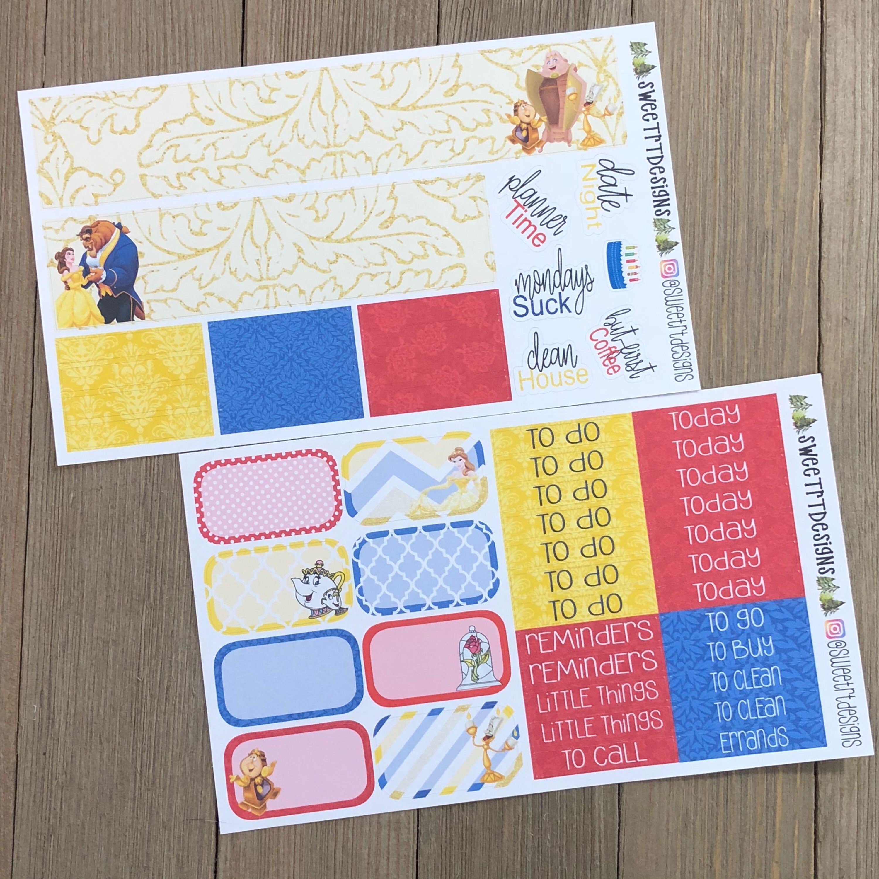 Deluxe Weekly Planner Sticker Kit - Etsy