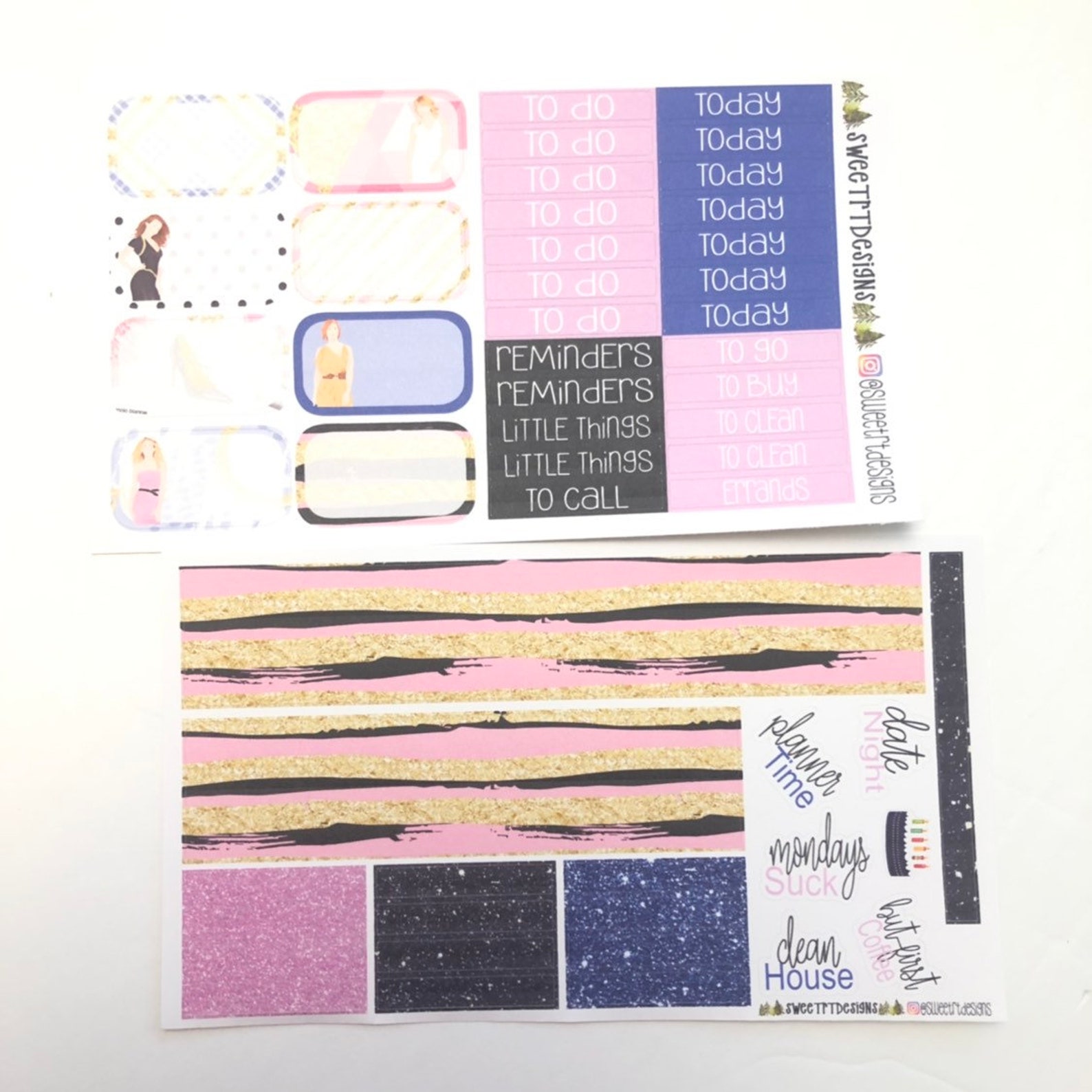 Deluxe Weekly Planner Sticker Kit - Etsy