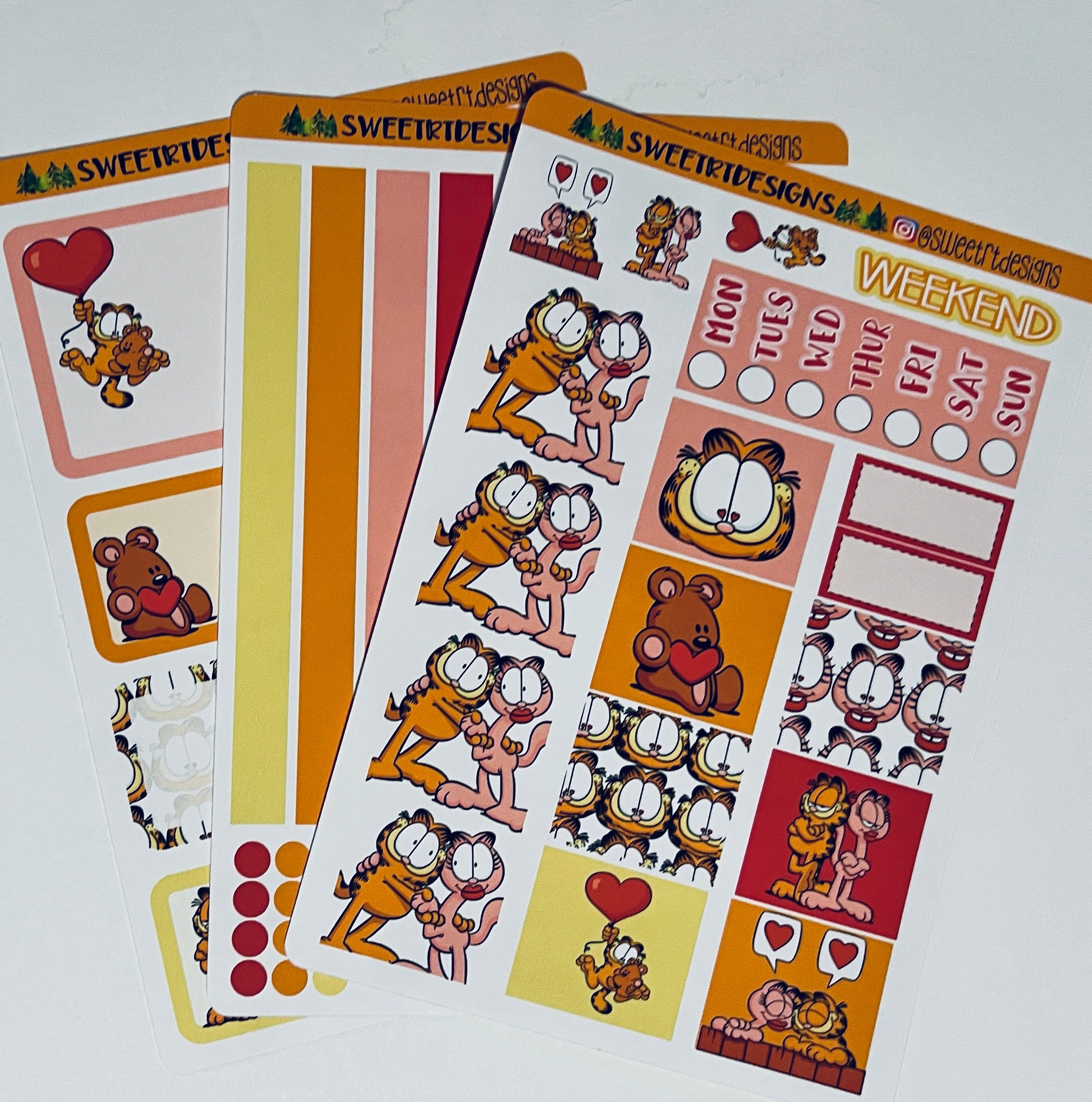 Hobonichi COUSINS Weekly Planner Sticker Kit - Etsy