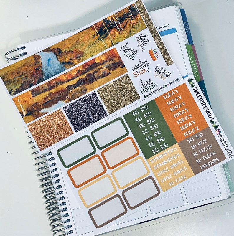 Deluxe Weekly Planner Sticker Kit - Etsy