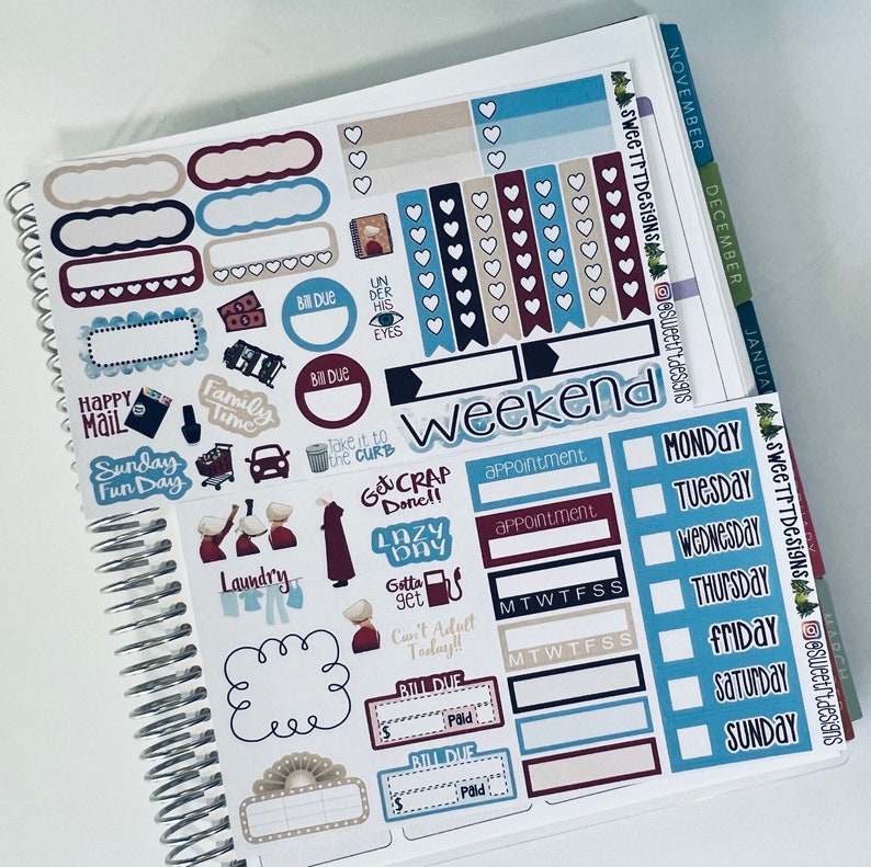 Deluxe Planner Sticker Kit - Etsy