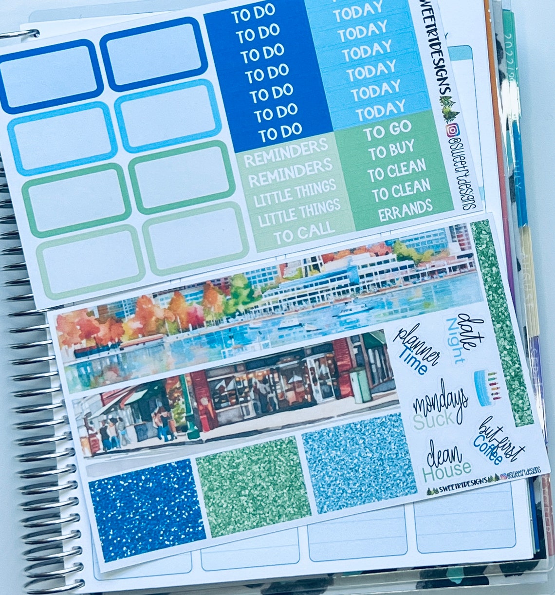 Deluxe 7 Page Weekly Planner Sticker Kit - Etsy