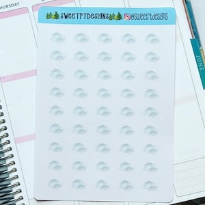 Cloudy Weather Planner Stickers