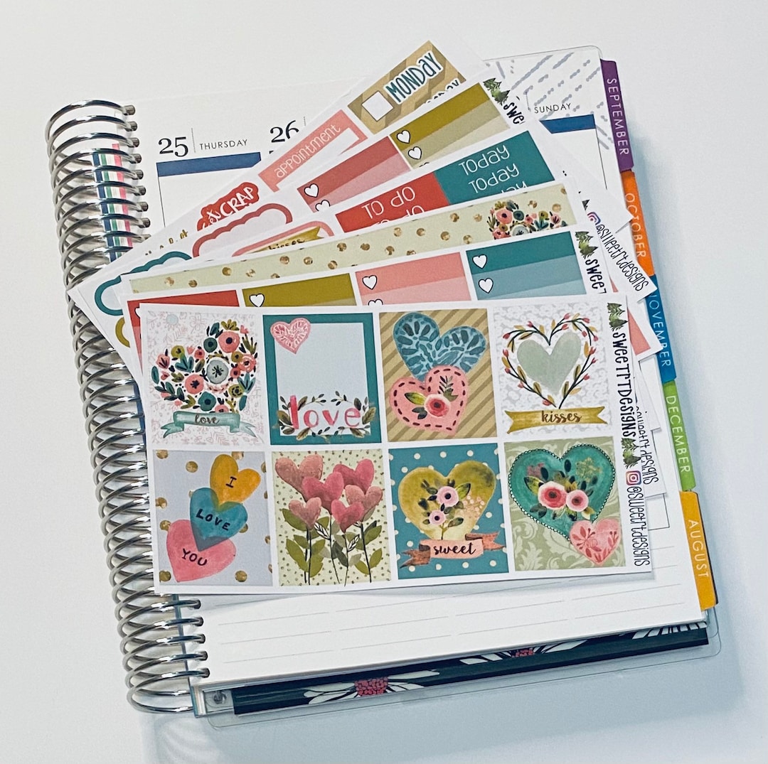 Deluxe Weekly Planner Sticker Kit - Etsy