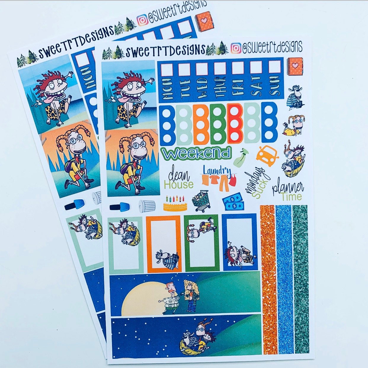 Deluxe Weekly Planner Sticker Kit | Etsy