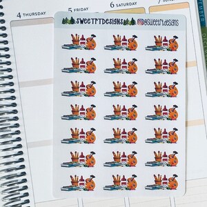 School Supplies Planner Stickers