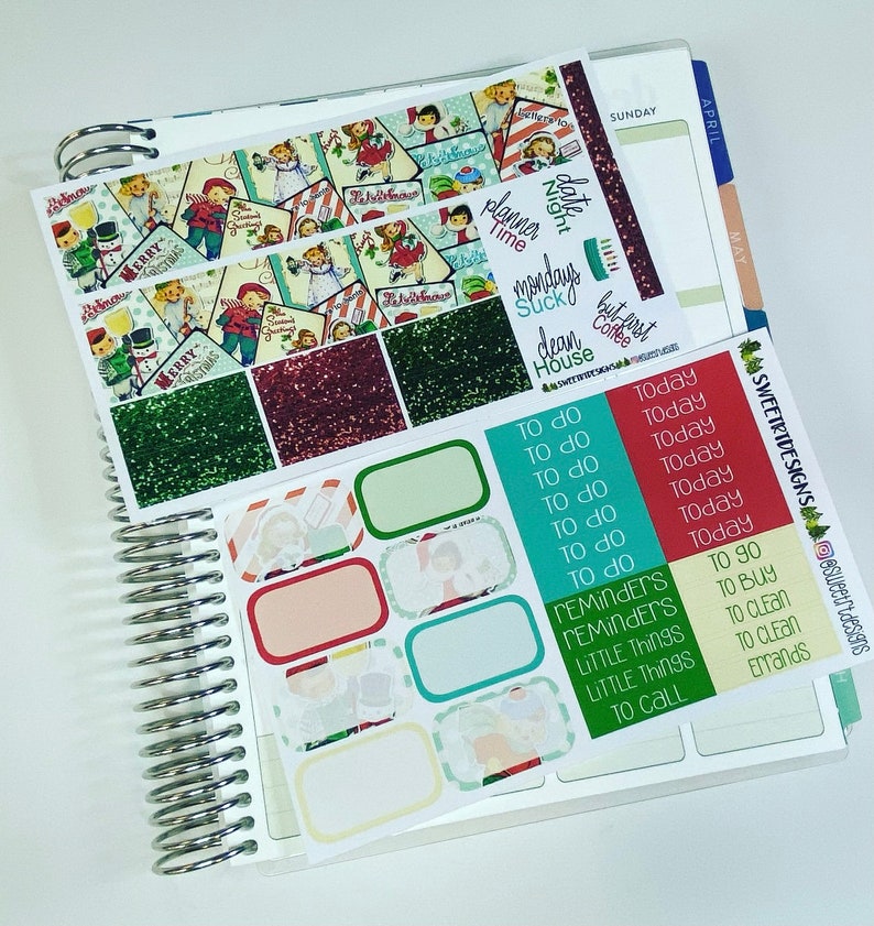 Deluxe Weekly Planner Sticker Kit - Etsy