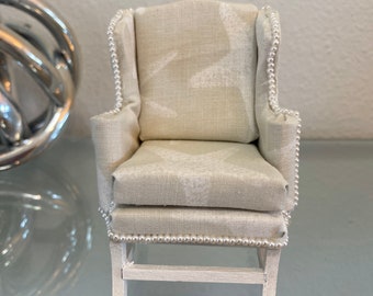 miniature wingback chair
