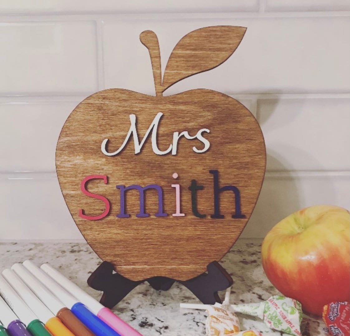 Teachers Gift Apple for Teacher Gift for Teacher Etsy