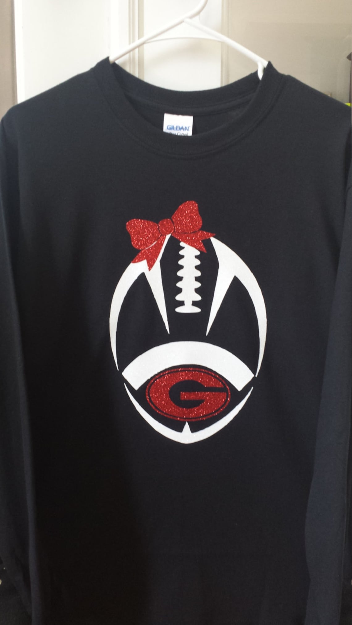 Girls Bulldog Football Shirt Football Shirt Etsy