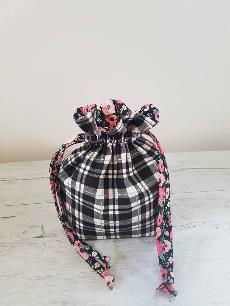 Storage Bag, Gift Bag. Drawstring Gift Bag. Fabric Gift Bag. Drawstring