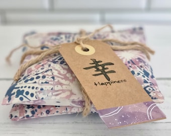 Set of 2 Lavender Sachets. Scented Sachets for relaxation and stress relief.