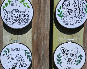 Simple Line Pet Portrait