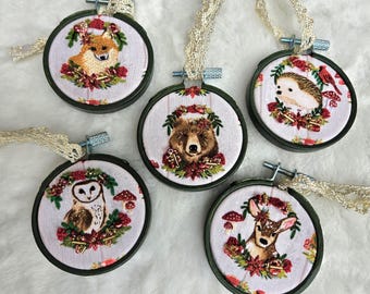 Woodland Creatures Ornament